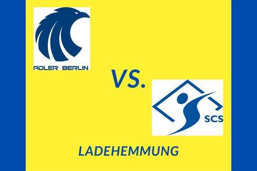 Spielbericht über das Handballspiel zwischen Adler Berlin und SCS am 29.09.24, mit dem Begriff "Ladehemmung".