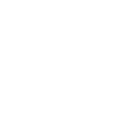 Symbol eines stylisierten Menschen mit erhobenen Armen und einer kreisf&ouml;rmigen Form dar&uuml;ber auf schwarzem Hintergrund.