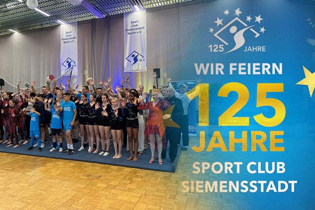 Gruppenfoto aller SCS Sportabteilungen 125 Jahre SCS Festakt 04.07.25
