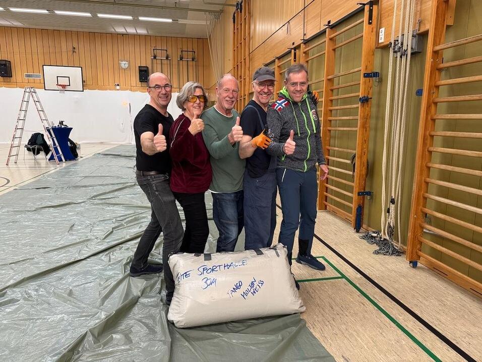 SCS Tango Argentino beim Aufbau f&uuml;r das RBB Turnier 2025
