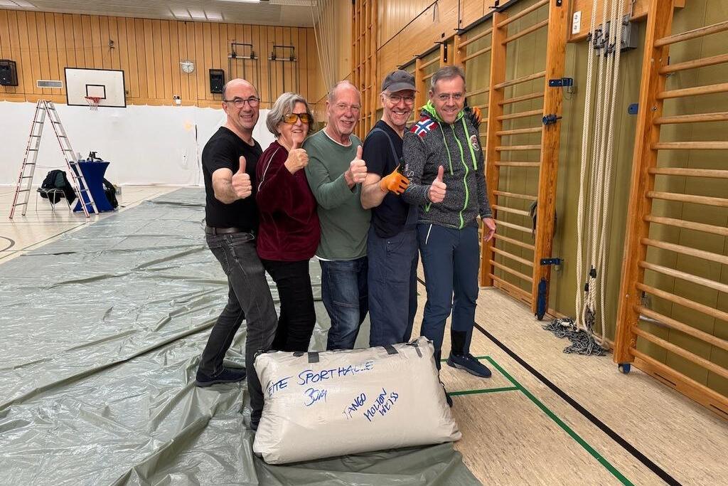 SCS Tango Argentino beim Aufbau f&uuml;r das RBB Turnier 2025