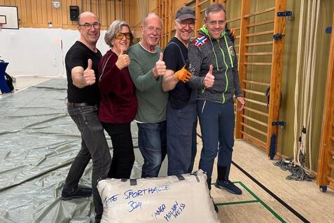 SCS Tango Argentino beim Aufbau f&uuml;r das RBB Turnier 2025