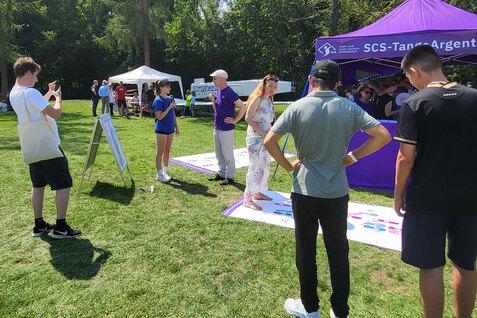 Jens wird interviewt über unsere Abteilung SCS Tango Argentino