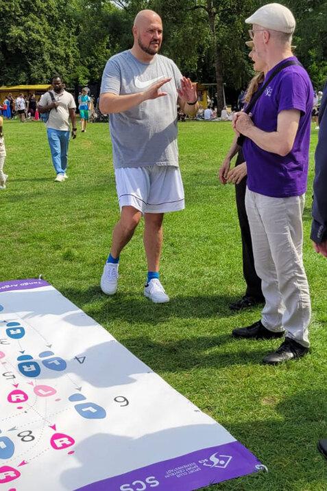 mit Spandaus Bezirksbürgermeister Frank Bewig im Gespräch