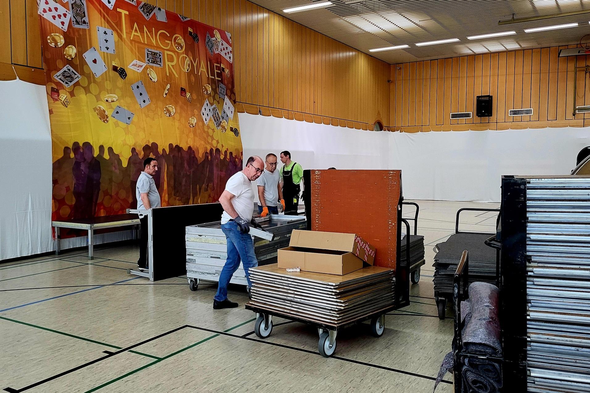 Aufbau Tangoball 2026