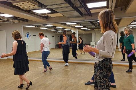 FolgendenTechnik 22.08.25 Schreitübungen für Folgende im SCS Bewegungsraum