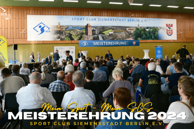 Vielteilige Veranstaltung im Sport Club Siemensstadt Berlin mit zahlreichen G&auml;sten und Ehrungen im Vordergrund.
