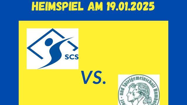 Handballspiel am 19.01.2025: SCS gegen Sportgemeinschaft Humboldt, Anpfiff 16:00 Uhr, Günter-Maiwald-Halle.